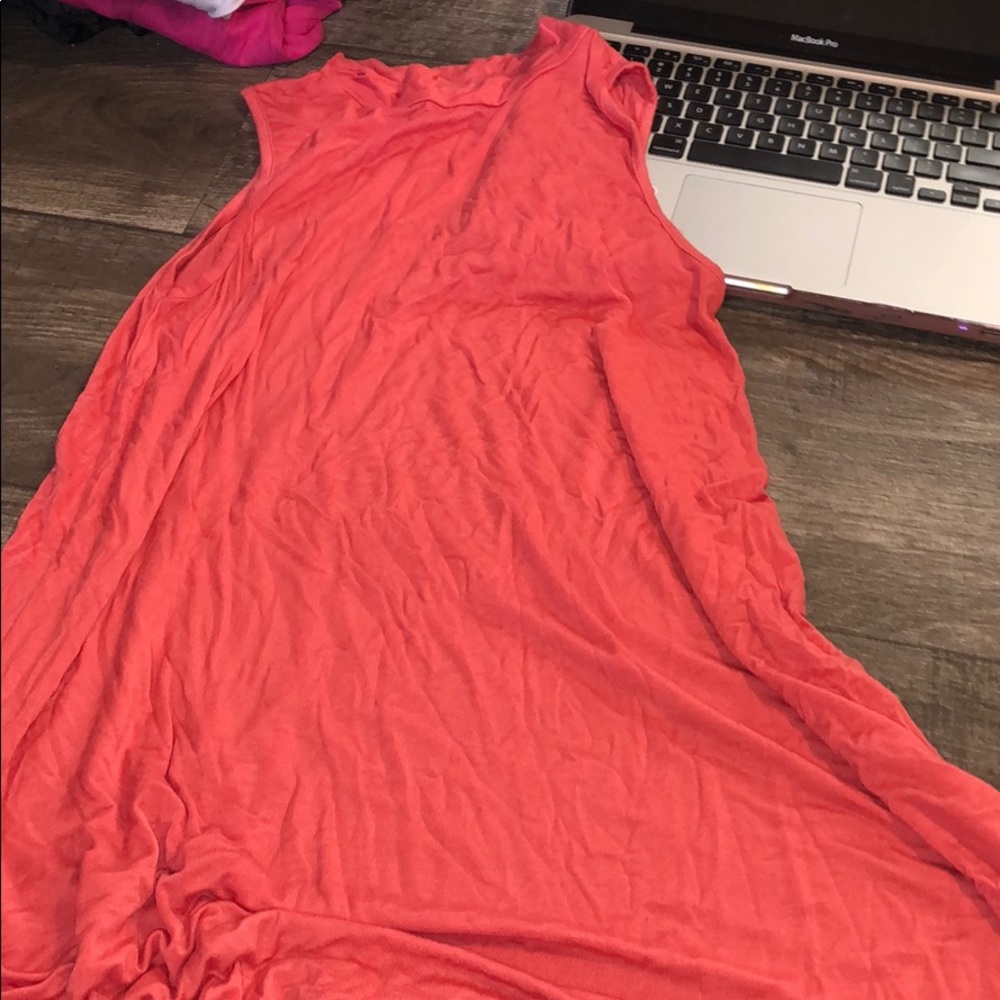 Coral summer dress